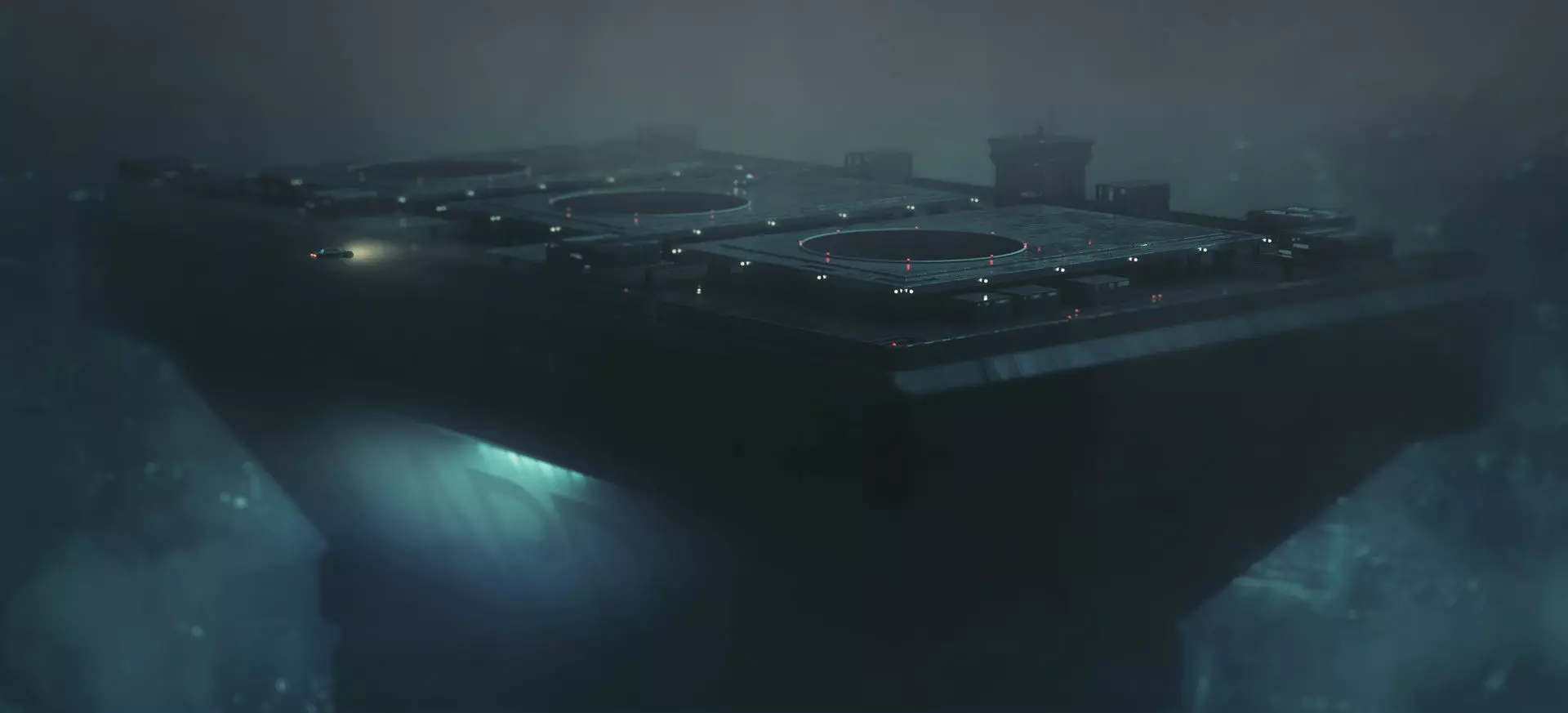 LAPD Bladerunner Building cyberpunk 3D model_0