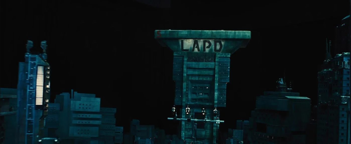 LAPD Bladerunner Building cyberpunk 3D model_4