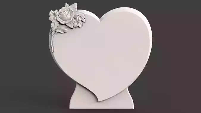 Memorial tombstone 3D print model