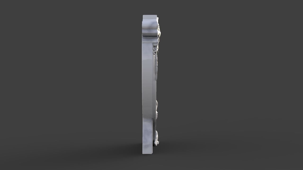 Angel Monument Tombstone 3D print model_5