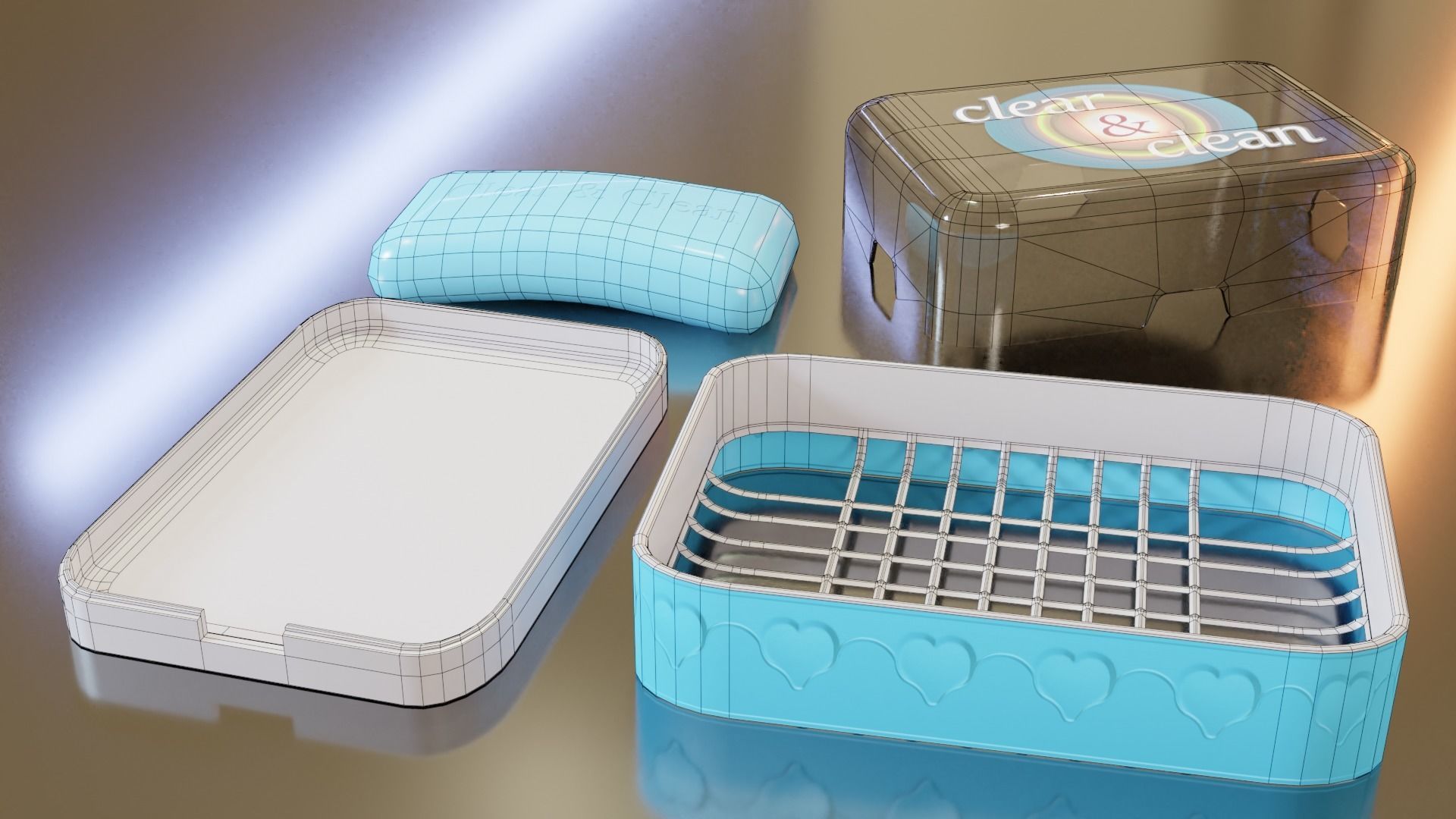 Solid hand soap 3D model_3