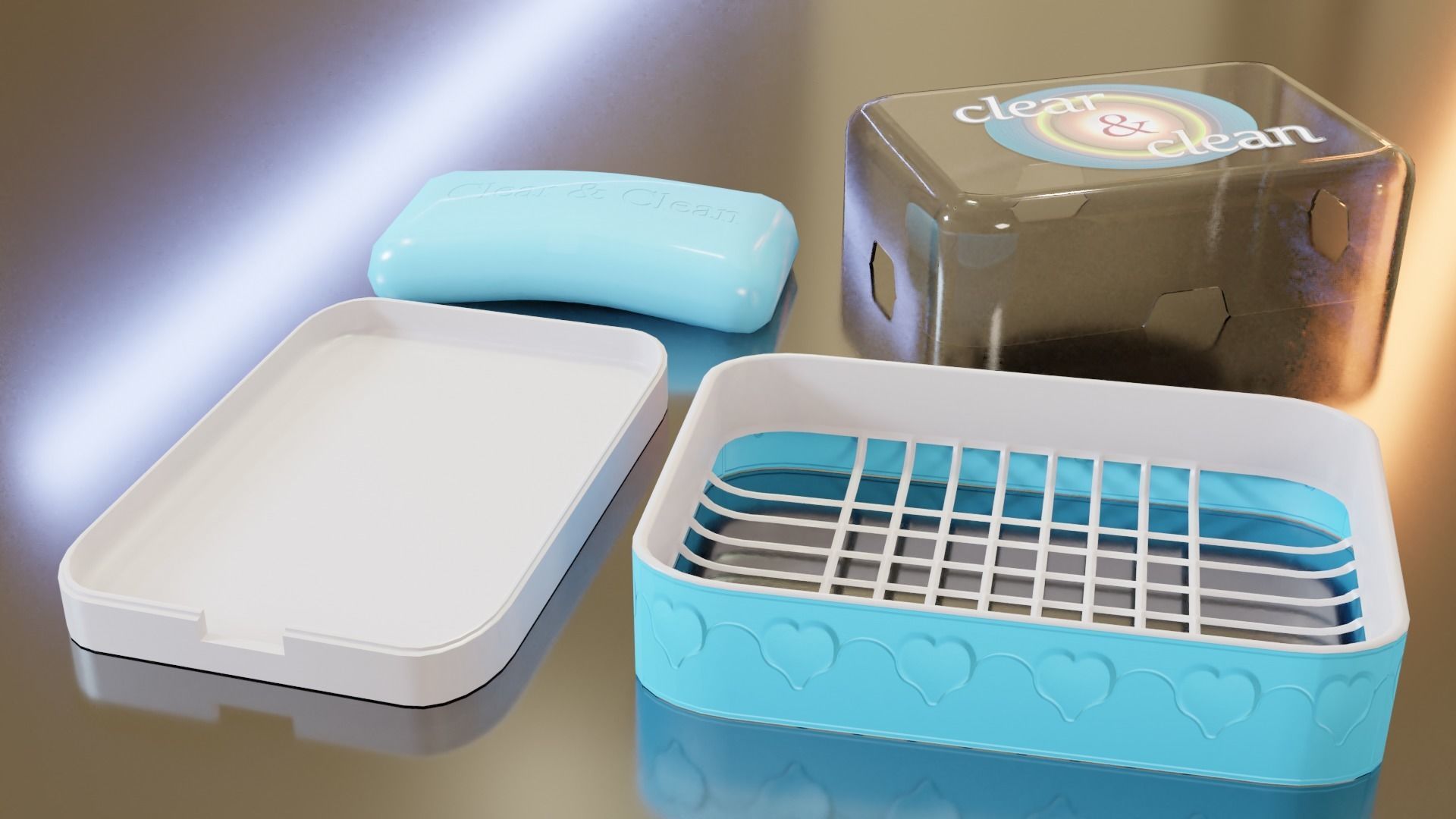 Solid hand soap 3D model_2