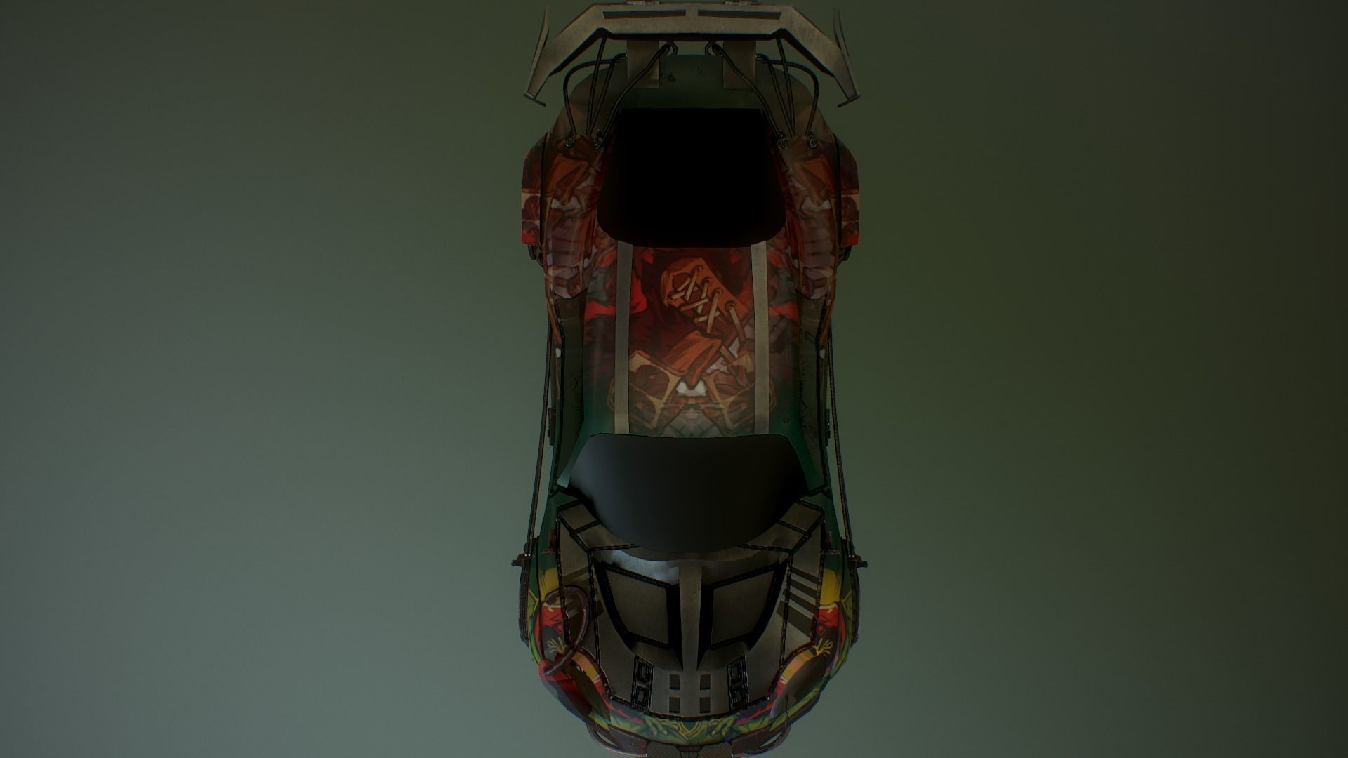 Cyberpunk Lotus Elise Cup  Low-poly 3D model_9