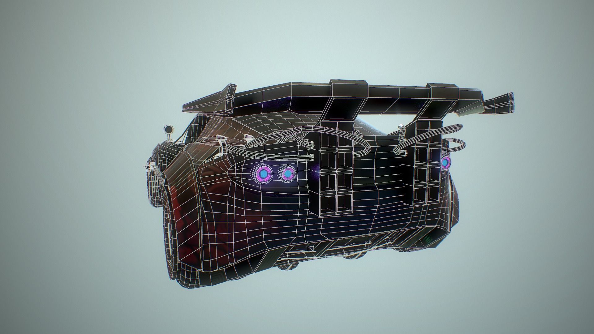Cyberpunk Lotus Elise Cup  Low-poly 3D model_18