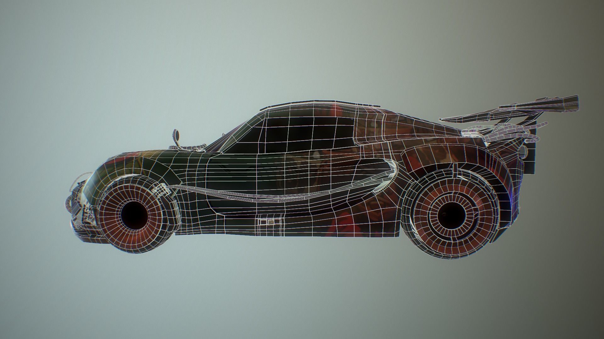 Cyberpunk Lotus Elise Cup  Low-poly 3D model_17