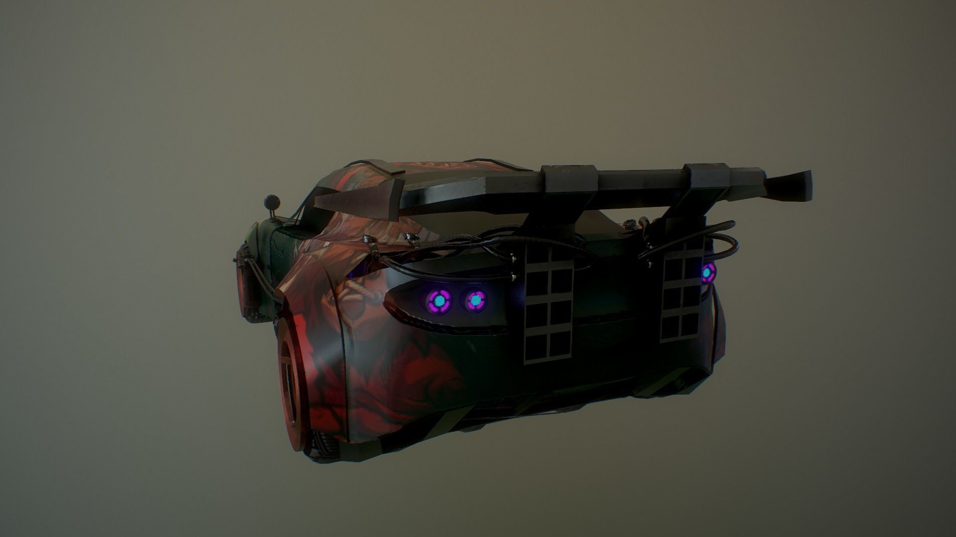 Cyberpunk Lotus Elise Cup  Low-poly 3D model_6