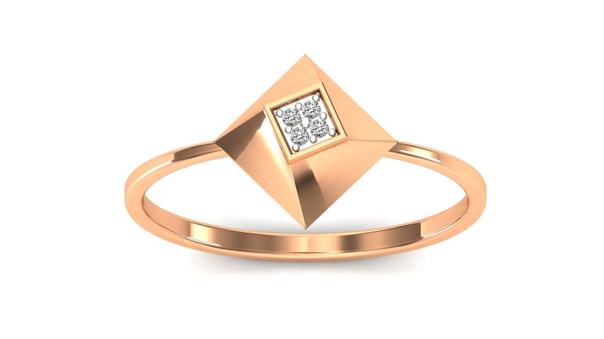 Ring-103 gold floor lamp 3D print model_18