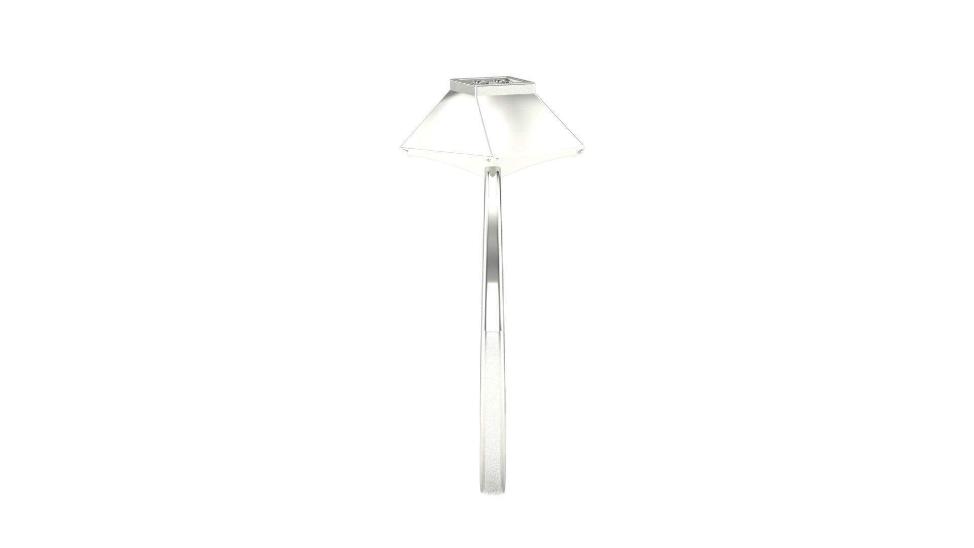 Ring-103 gold floor lamp 3D print model_15