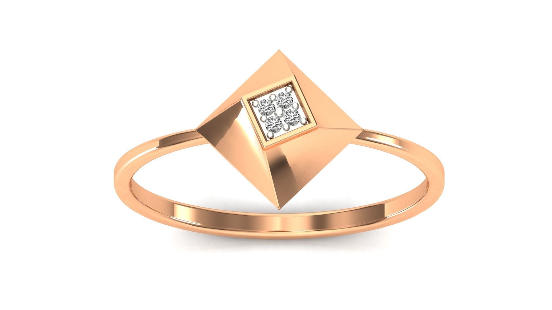 Ring-103 gold floor lamp 3D print model_19