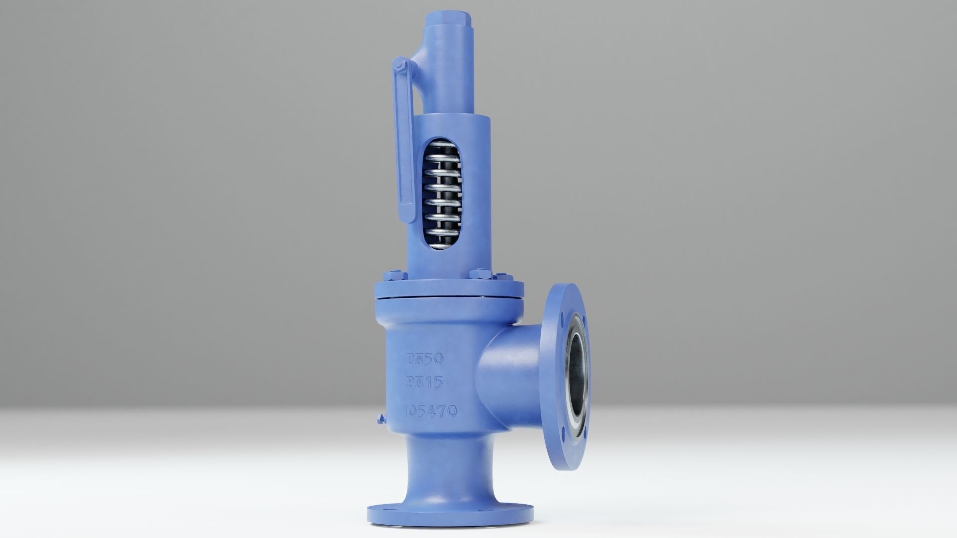 Safety valve 3D model_6