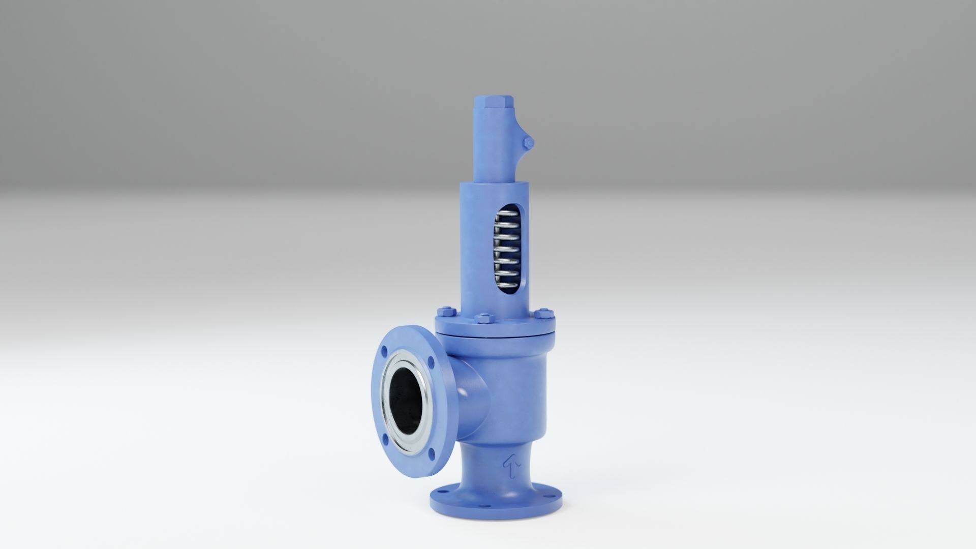Safety valve 3D model_3
