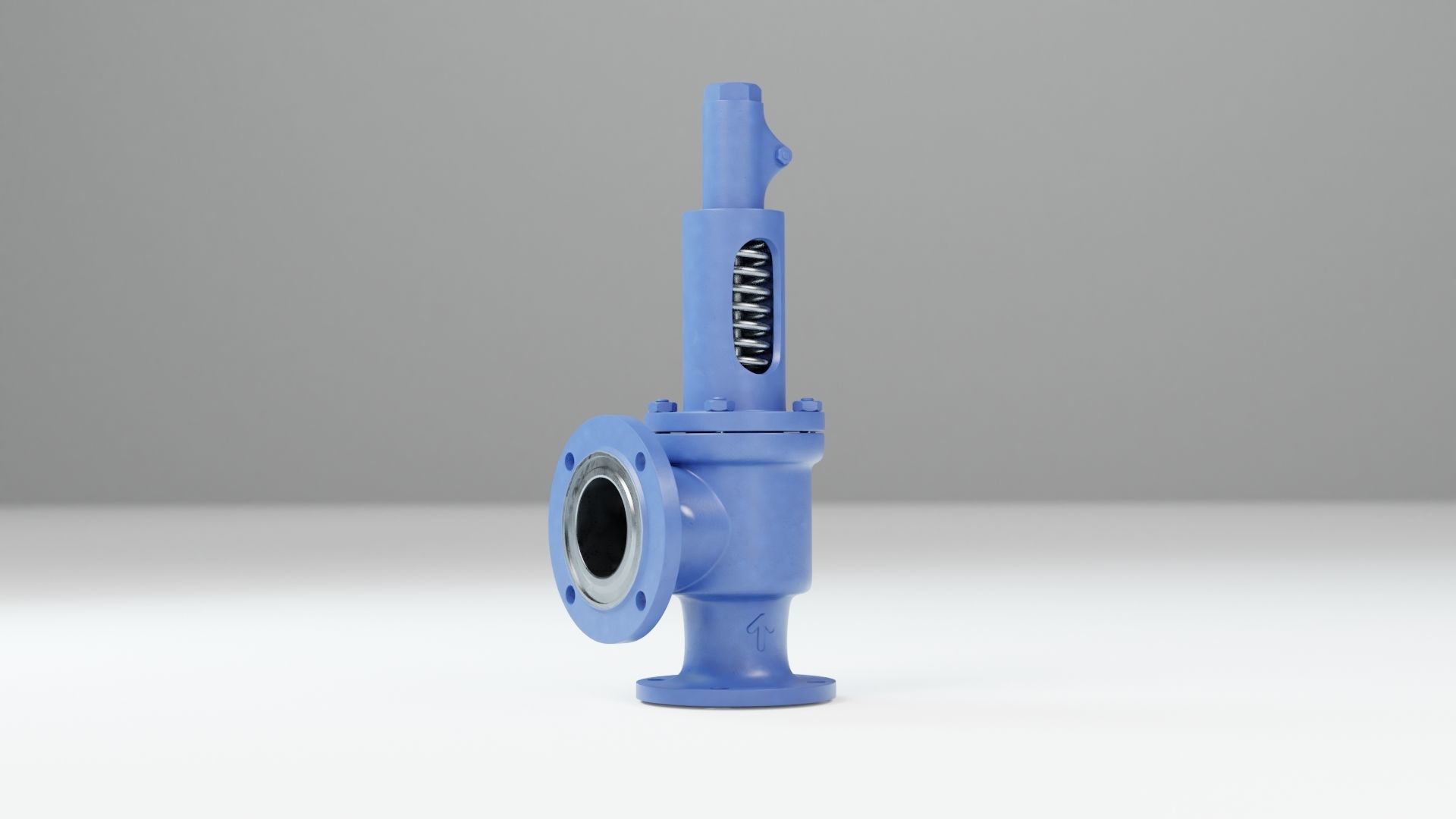 Safety valve 3D model_2