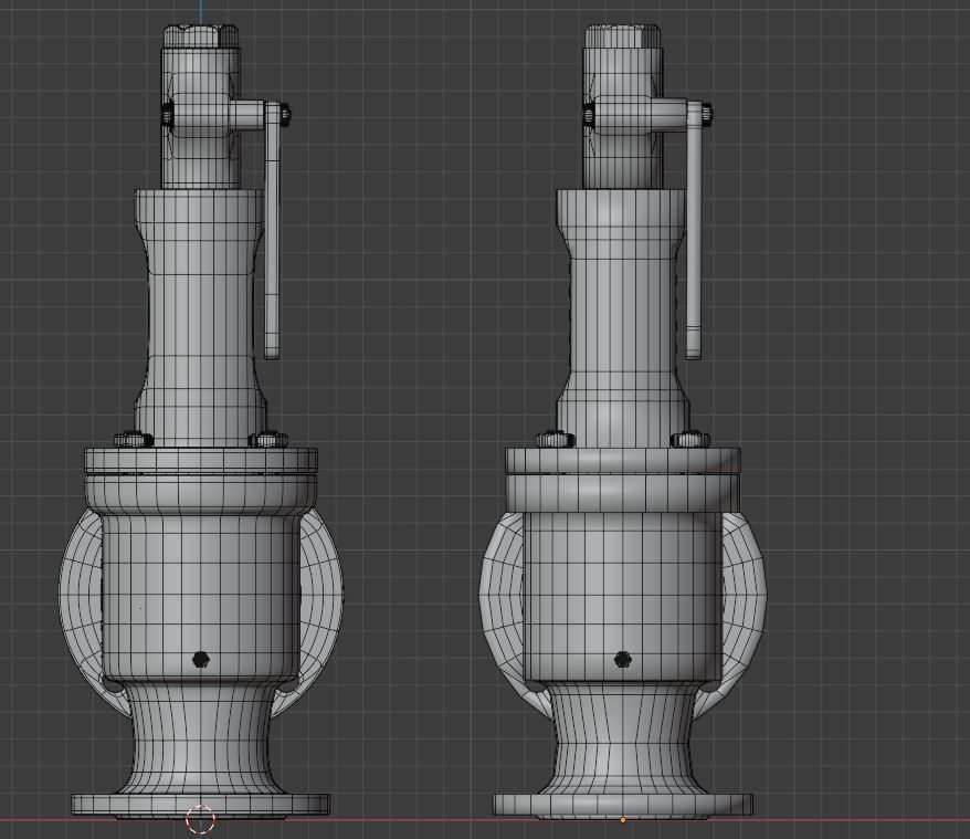 Safety valve 3D model_11