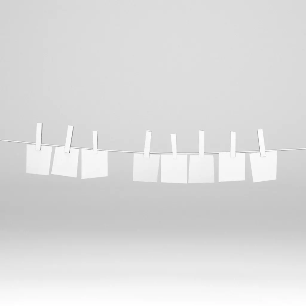 Postit wire Low-poly 3D model