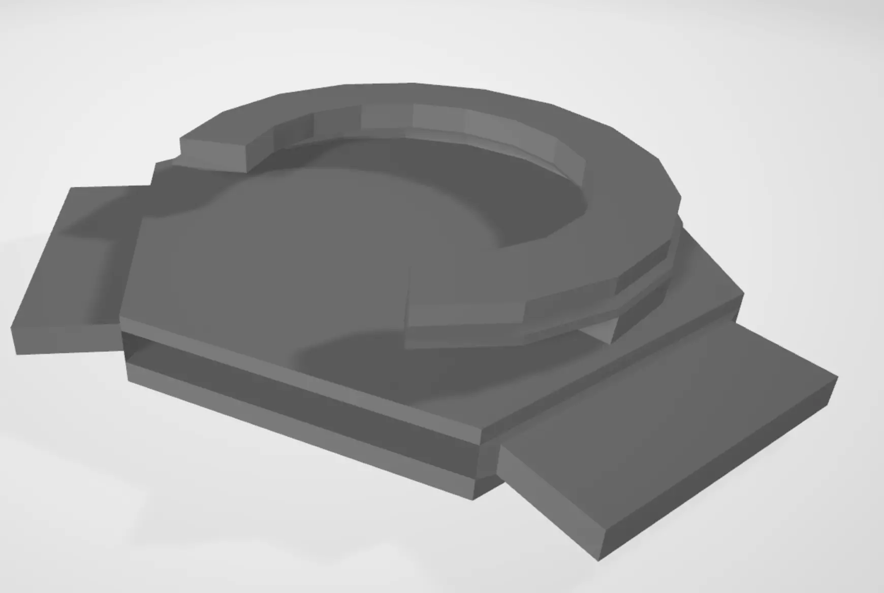 Simple 3d printable miniature holder for storage 32mm Free 3D print model