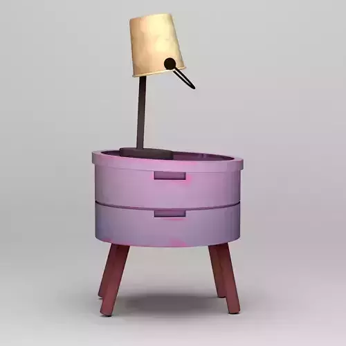 Round table kid storage