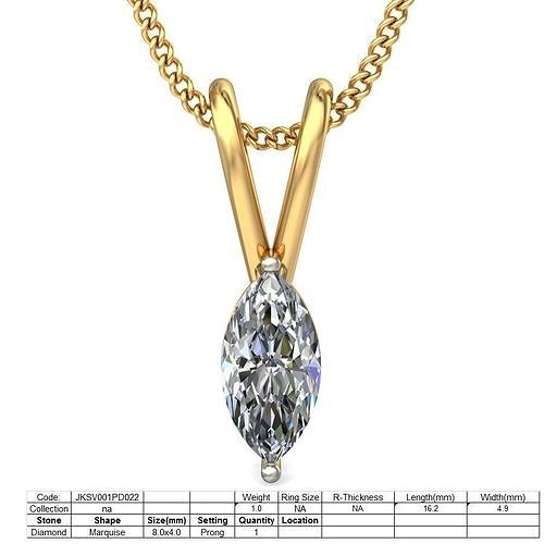 Women pendant 3dm stl render 3D print model