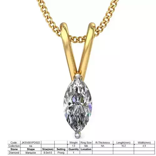 Women pendant 3dm stl render 3D print model