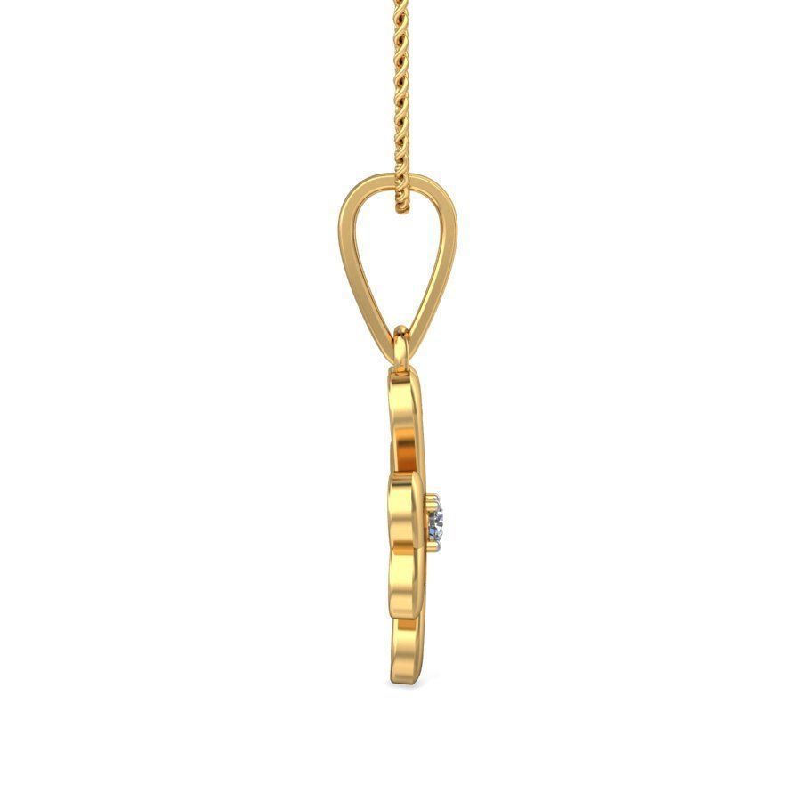 Women pendant 3dm stl render 3D print model_1