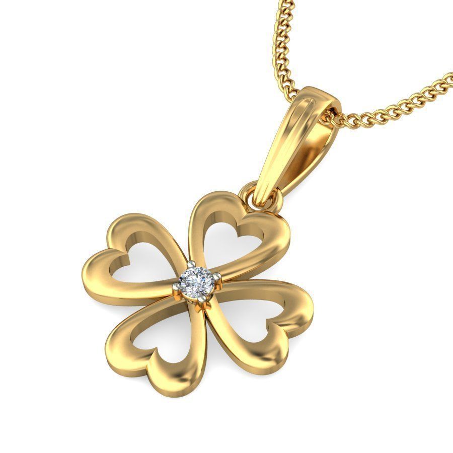 Women pendant 3dm stl render 3D print model_4