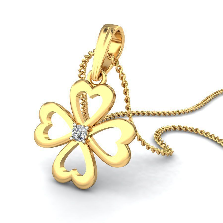 Women pendant 3dm stl render 3D print model_5