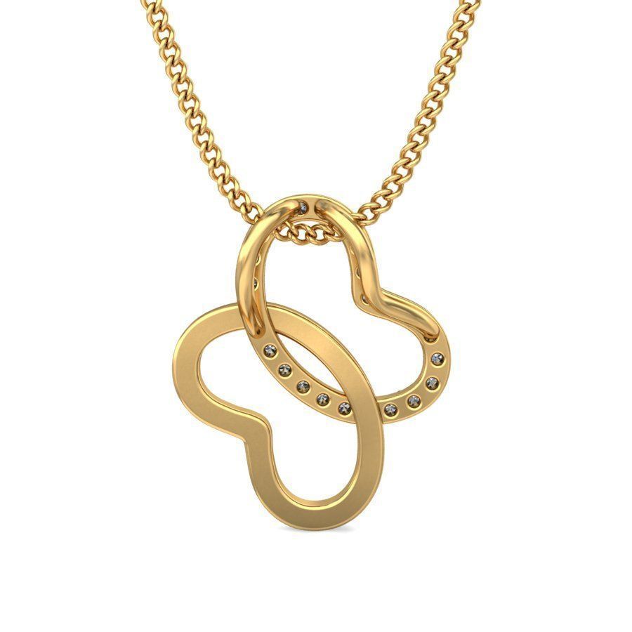 Women pendant 3dm stl render 3D print model_2