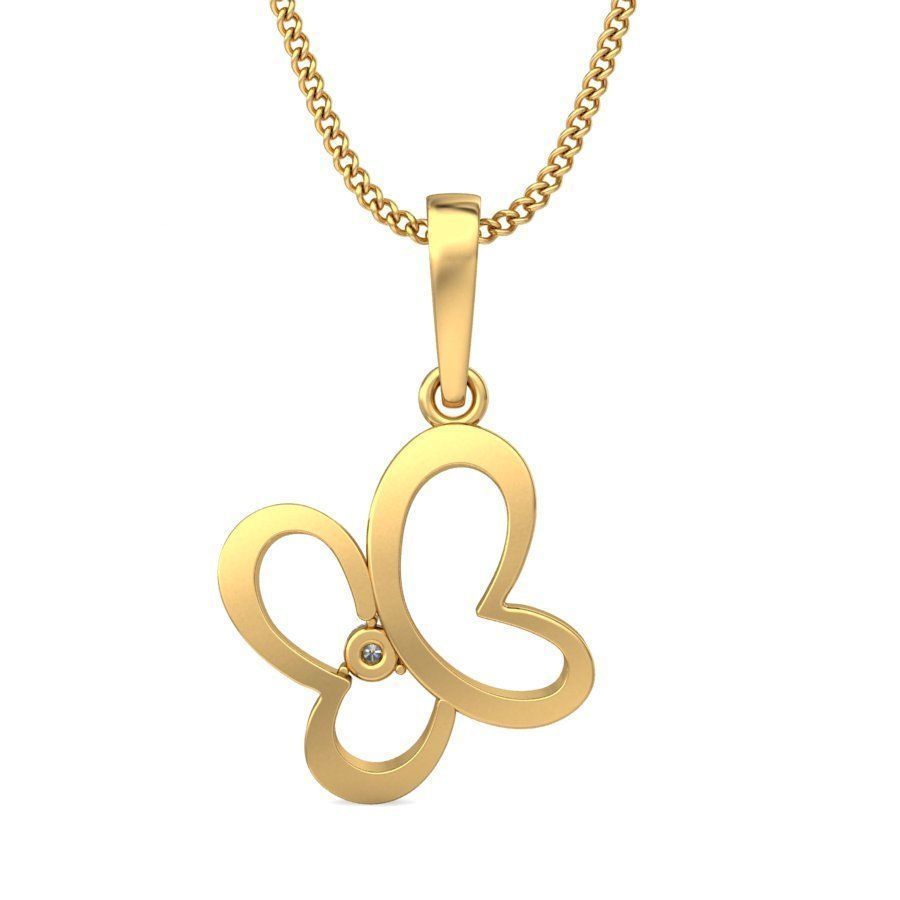 Women pendant 3dm stl render 3D print model_2