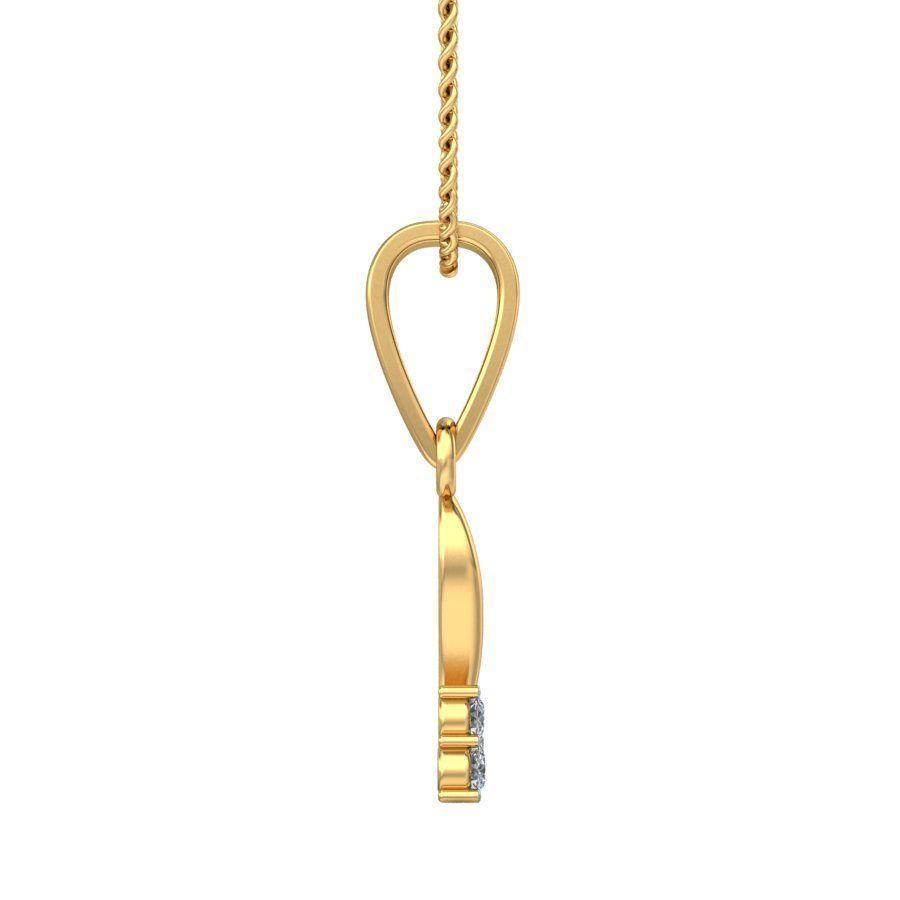 Women pendant 3dm stl render 3D print model_1