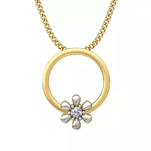 Women pendant 3dm stl render