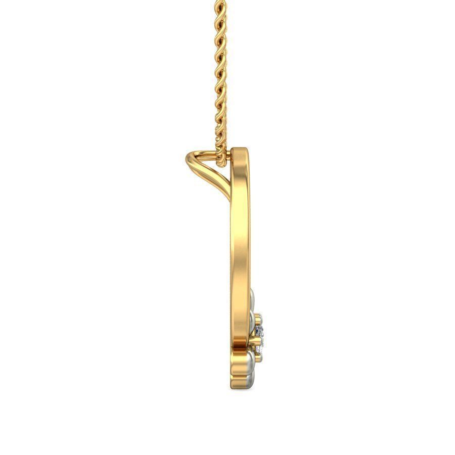 Women pendant 3dm stl render 3D print model_1
