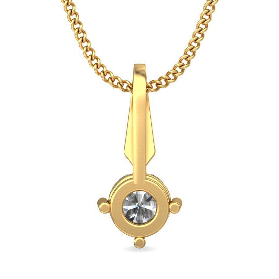 Women pendant 3dm stl render 3D print model_3