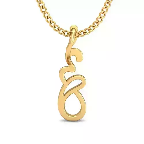 Women pendant 3dm stl render