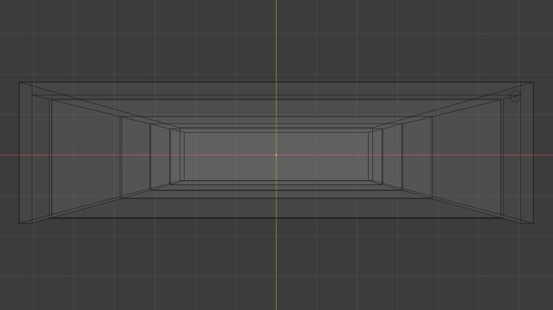 Simple Shelf Low-poly 3D model_9