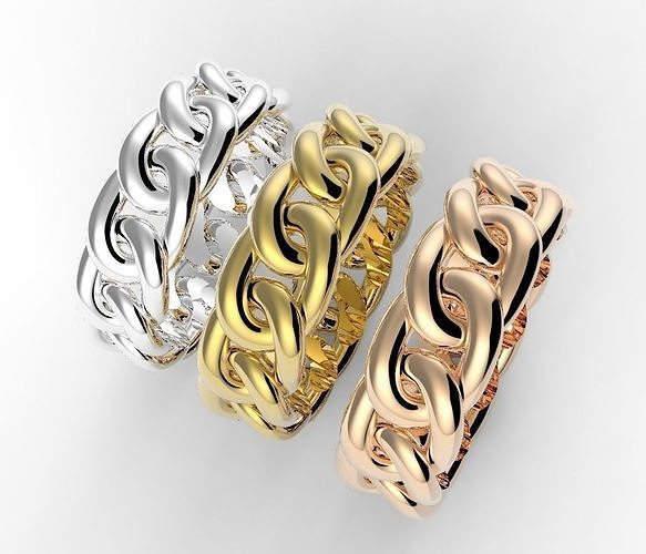 Chain rings 3D print model