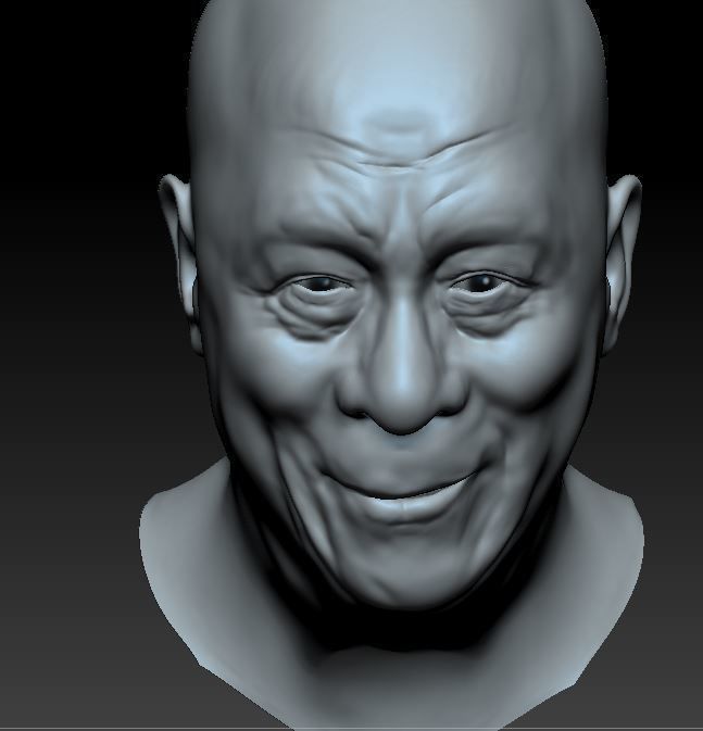 Dalai Lama Likeness 3D print model 3D print model_2