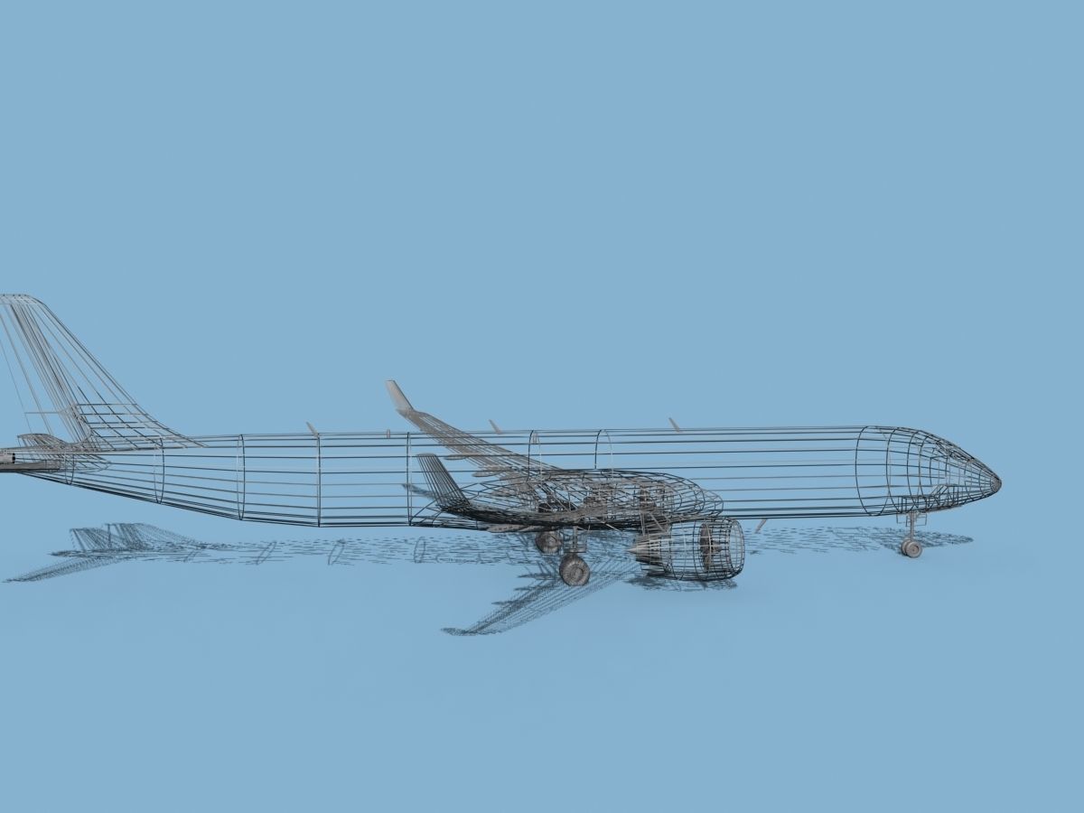 Airbus A220-300 Midwest Jet 3D model_14