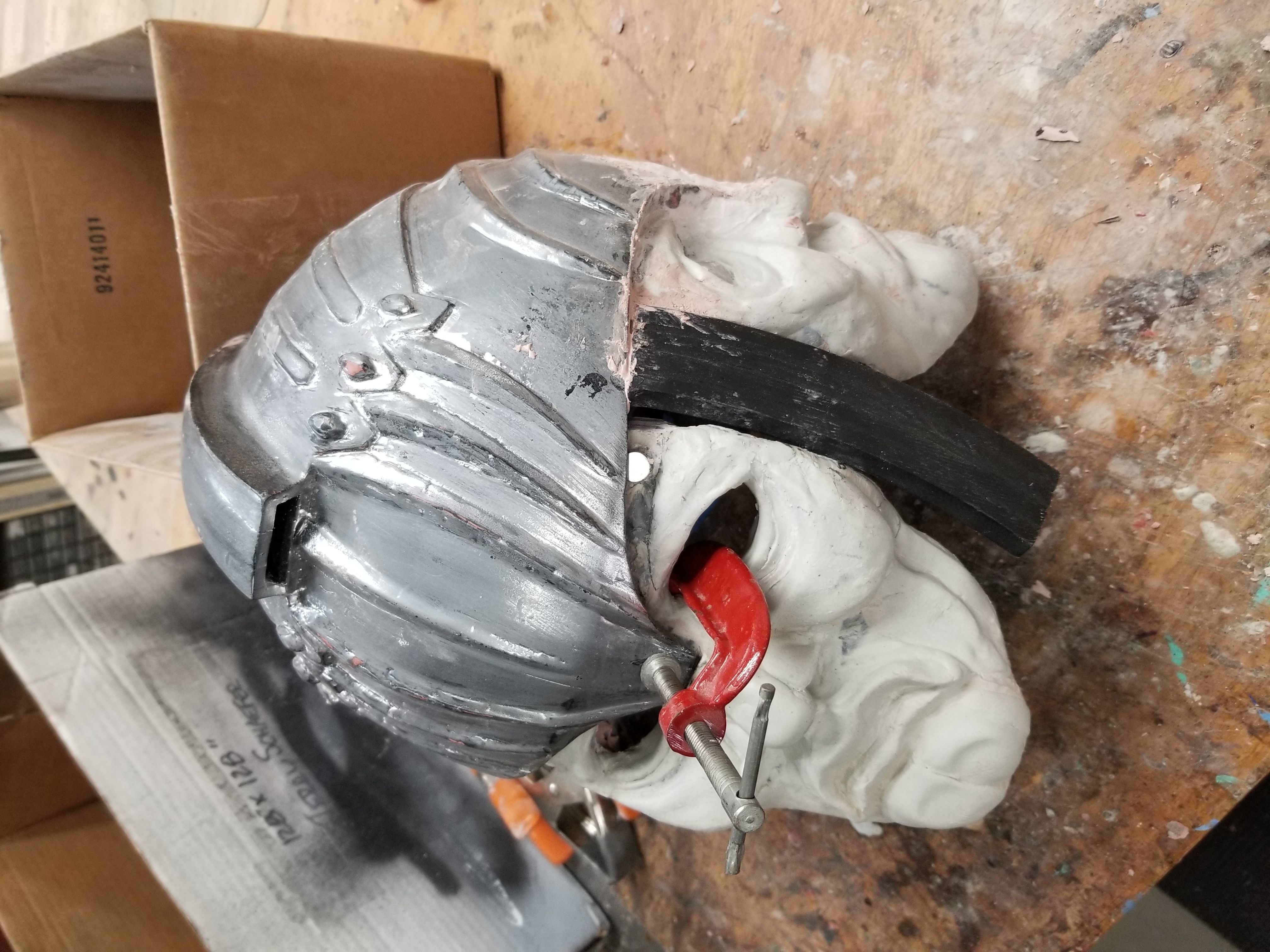 The Chronicles of Riddick Armor  Helmet Parts 3D print model_3