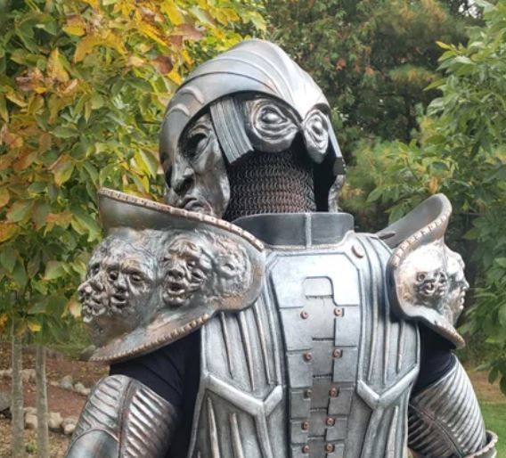 The Chronicles of Riddick Armor  Helmet Parts 3D print model_1