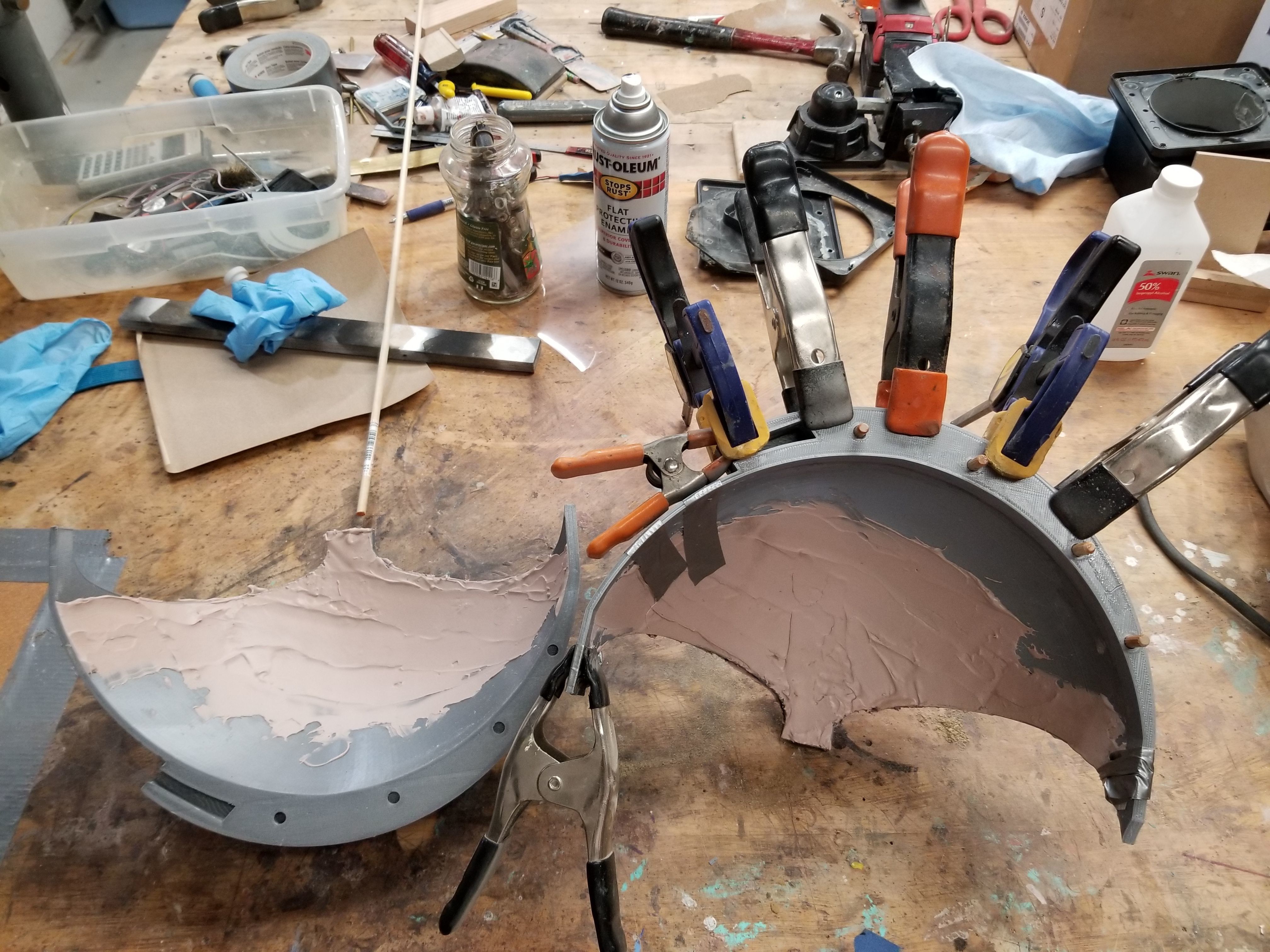 The Chronicles of Riddick Armor  Helmet Parts 3D print model_9