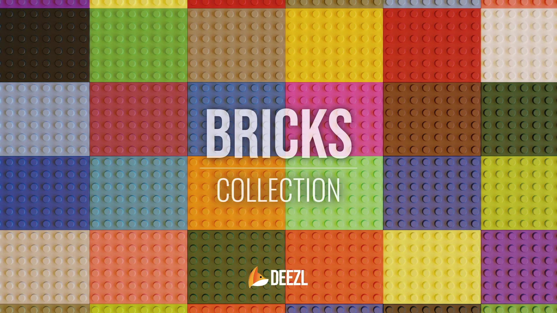 Bricks Collection lego car 3D model_0
