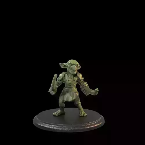 Goblin Soldier Two Swords Presupported