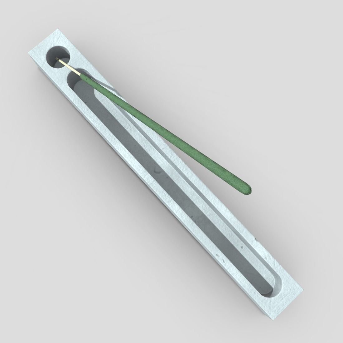 Incense Burner 3  Low-poly 3D model_6