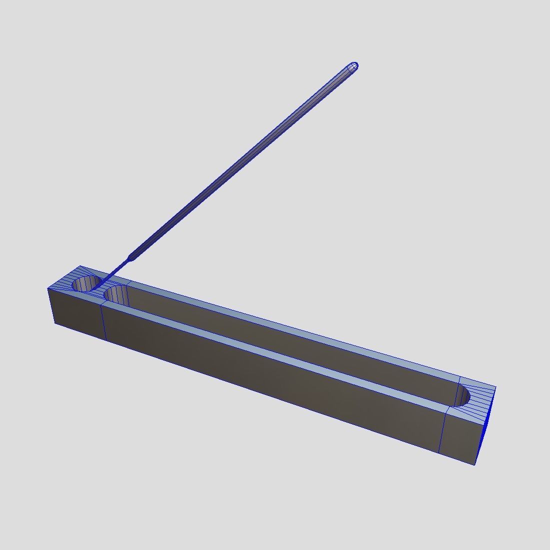 Incense Burner 3  Low-poly 3D model_1