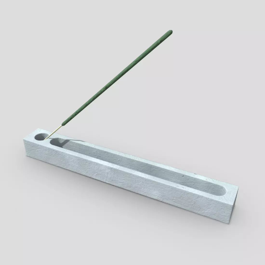 Incense Burner 3  Low-poly 3D model_0