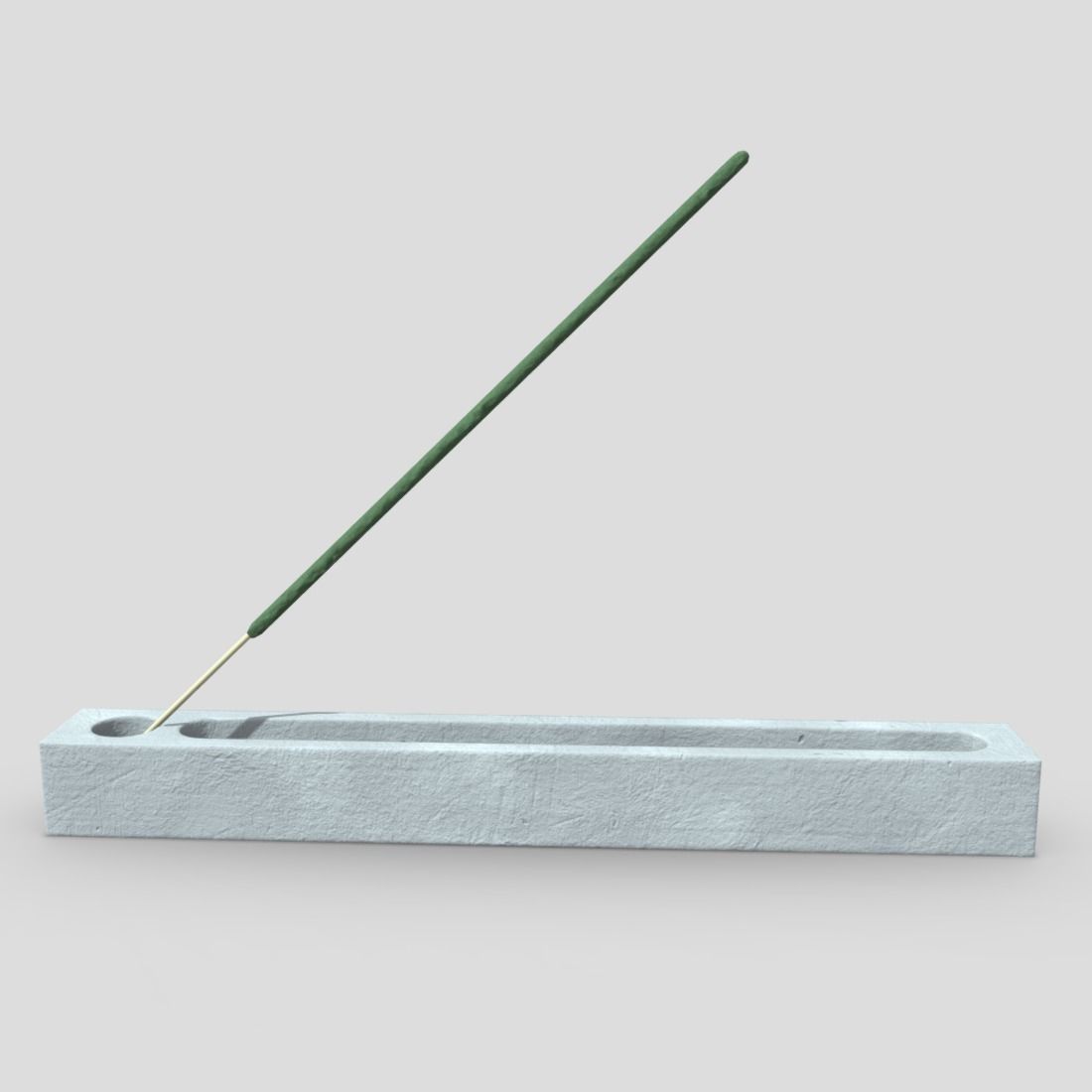 Incense Burner 3  Low-poly 3D model_2