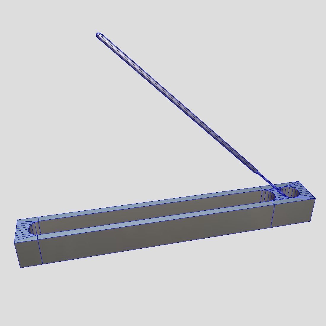 Incense Burner 3  Low-poly 3D model_9