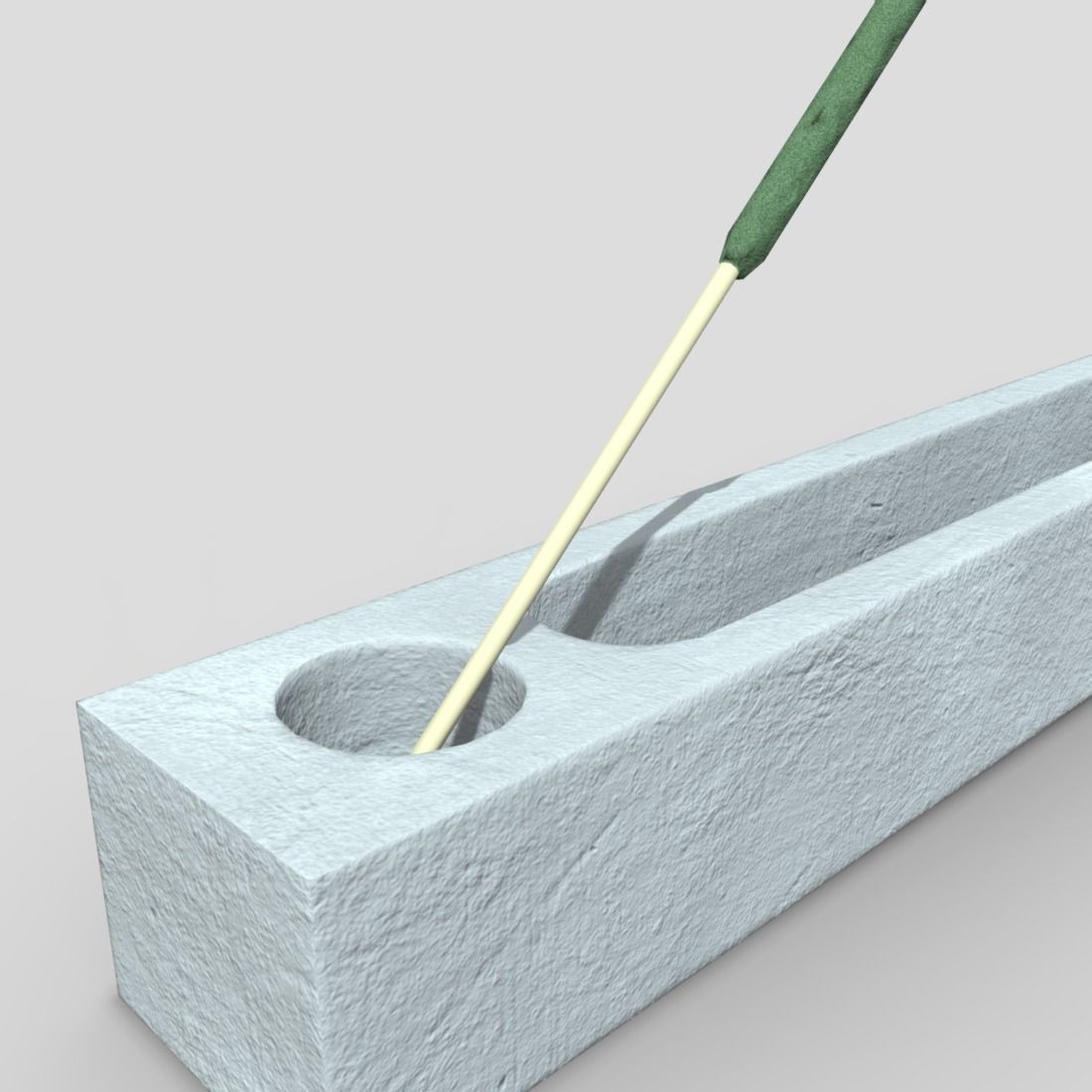 Incense Burner 3  Low-poly 3D model_12