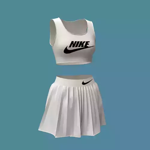 3d female sportswear 3D model 3d female sportswear 3D model