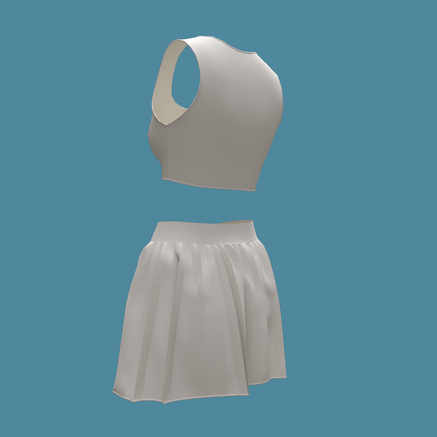 3d female sportswear 3D model_6