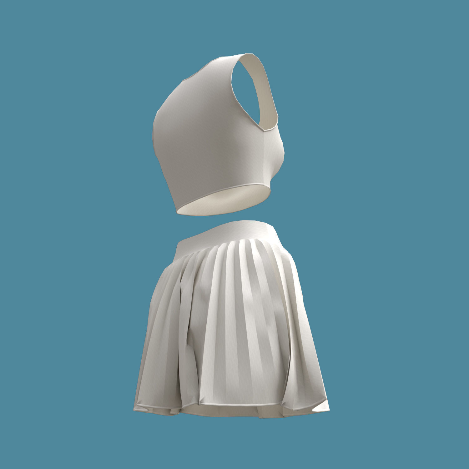 3d female sportswear 3D model_8